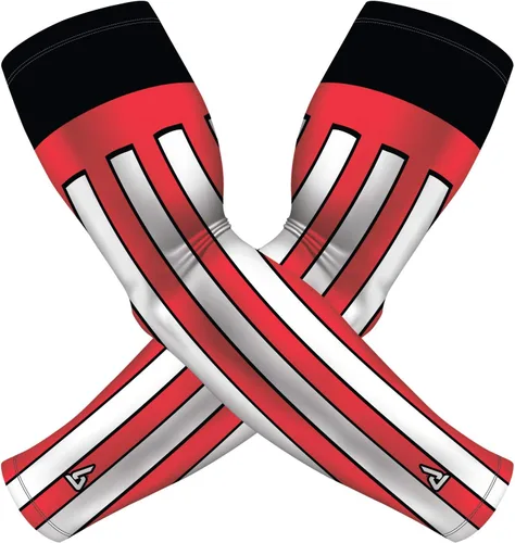 Miniatura 13 de B-Driven Sports Mangas de compresión de enfriamiento para hombres, mujeres y jóvenes, protección UV del antebrazo, soporte deportivo (1 par)