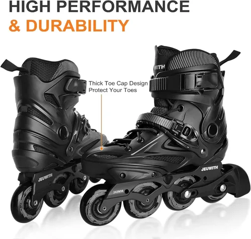 Miniatura 5 de Patines en línea para mujeres y hombres, cuchillas de calle al aire libre, para adultos, hombres y mujeres, patines profesionales de fitness unisex