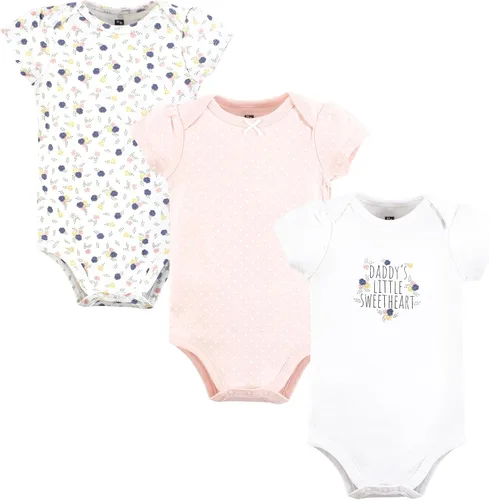 Miniatura 180 de Hudson Baby baby-girls Cotton Bodysuits 3-pack