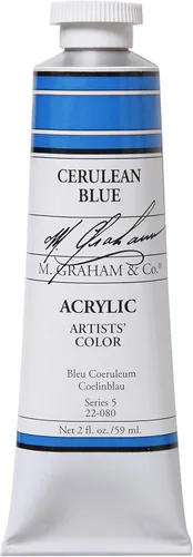 Miniatura 9 de M. Graham - Pintura acrílica de tubo de 2 onzas, carmesí Alizarin Alizarin Crimson