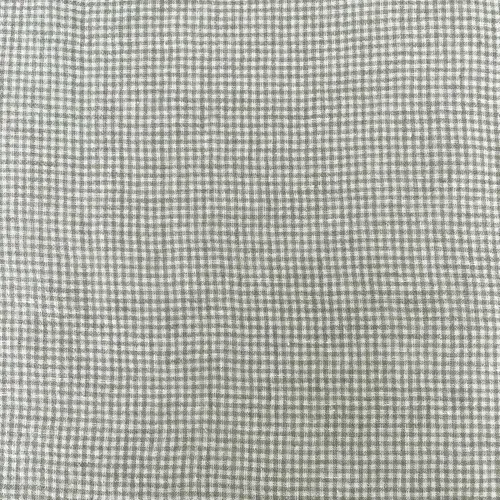 Miniatura 10 de Tela de lino Seersucker Gingham Check 7328 7329 Beige