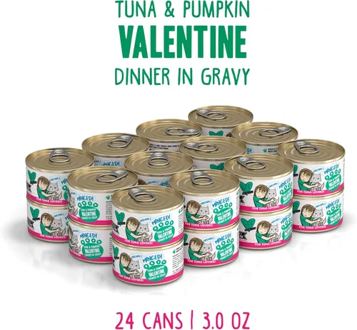 Miniatura 2 de Weruva BFF - Comida húmeda natural picada para gatos, atún y calabaza de San Valentín en salsa, lata de 3 onzas, paquete de 24