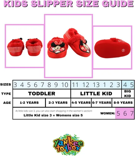 Miniatura 2 de Minnie Mouse - Pantuflas de felpa para niña pequeña