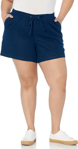 Miniatura 5 de Tienda Essentials Pantalón corto de lino con cordón de 5 pulgadas