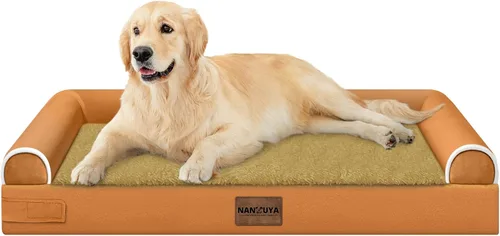 Miniatura 97 de Cama ortopédica lavable para perros medianos y grandes: cama con cojines de apoyo para perros medianos y grandes, cama impermeable de espuma tipo