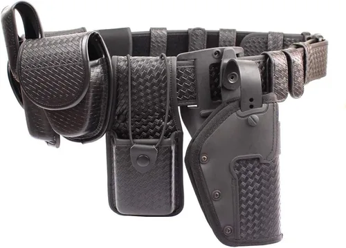 Miniatura 4 de Cinturón táctico de 10 en 1 para policía, equipo de seguridad, cinturón modular de aplicación de la ley con bolsillos Grande