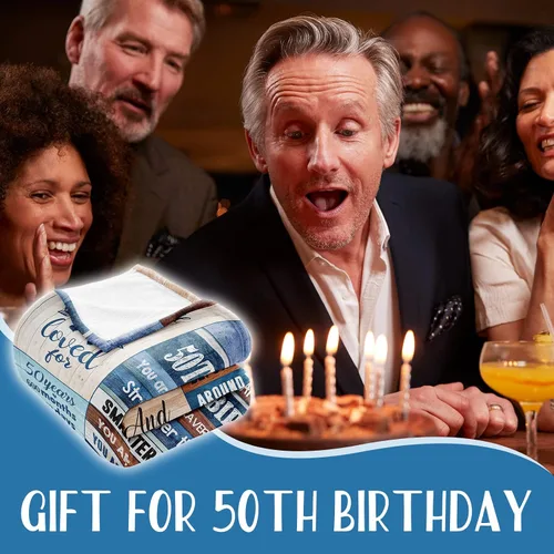 Miniatura 6 de qixnzagr Regalos para mujeres, regalo de cumpleaños número 50 para hombres, decoraciones de cumpleaños 50, regalo divertido para ella, él, marido