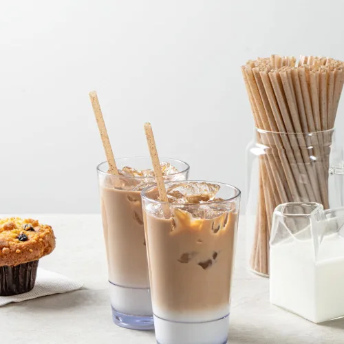 Miniatura 8 de Restaurantware-Basic Nature Disposable Straws,Sustainable Straws - Sturdy, Won't Alter Flavors, Brown PLA/Coffee Ground Straw, For Hot And Cold