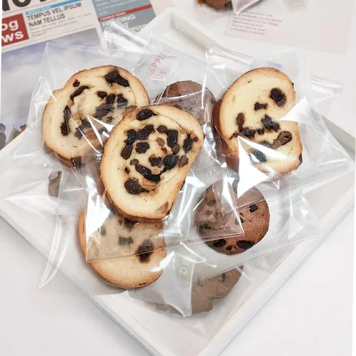 Miniatura 4 de Lhocm Bolsas transparentes autoadhesivas para galletas, 4 x 6 pulgadas, paquete de 100 bolsas de celofán resellables para golosinas y regalos