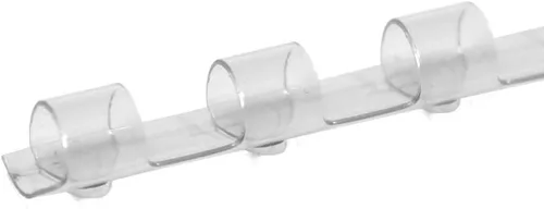 Miniatura 3 de Espinas de encuadernación de peine de 0.394 in (3/8 pulgadas) 11 pulgadas de longitud para proyectos de tamaño carta o más pequeños Agujeros