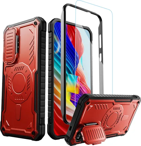 Miniatura 7 de ExoGuard Funda para Samsung Galaxy S24 Plus con protector de pantalla, funda protectora de goma de cuerpo completo con cubierta de cámara y función