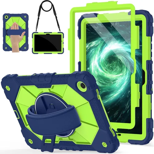 Miniatura 18 de Nitupai Funda para Samsung Galaxy Tab A11 Plus/A11+ 2025 de 11 pulgadas, Galaxy Tab A9+ 2023, funda resistente para tableta Samsung A11+ con soporte