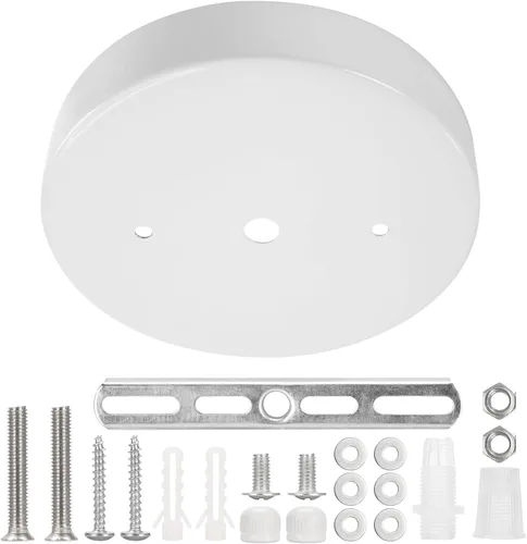 Miniatura 16 de Sangle Sopffy Pendant Light Canopy Kit, 5 1/8 Inches Ceiling Lighting Canopy Kit with All Mounting Hardware Modern Chandelier Ceiling Plate Cover