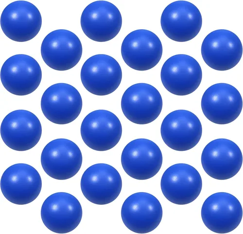 Miniatura 15 de 24 bolas de espuma roja para aliviar el estrés para niños y adultos, juguetes sensoriales para aliviar la ansiedad, TDAH, autismo (rojo)
