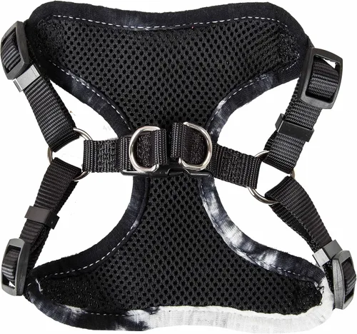 Miniatura 5 de Pet Life ® 'Bonatied' Arnés de malla reversible y transpirable de micromalla ajustable para perro y pajarita