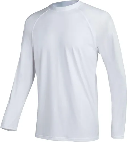 Miniatura 9 de Camisetas de natación de manga larga para hombres Rashguard UPF 50+ Camisa de protección solar UV Atlética Entrenamiento Correr Senderismo Camiseta