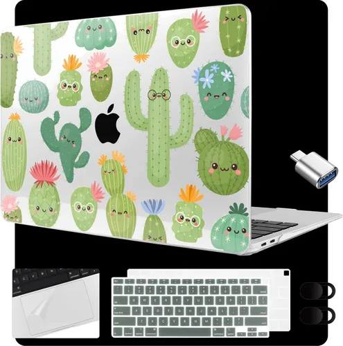 Miniatura 16 de MEEgoodo para MacBook Air de 13.3 pulgadas, funda 2021 2020 2019 2018 A2337 M1 A2179 A1932, carcasa transparente para MacBook Air M1, carcasa dura