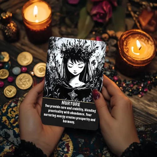 Miniatura 2 de sishui Juego de 78 cartas de tarot Lythra, cartas de tarot oráculo para principiantes, herramientas espirituales para intuición, visión emocional