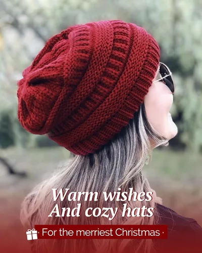 Miniatura 29 de FURTALK Gorros de invierno para mujer, con forro polar, gorro de punto holgado y cálido, gorro de esquí
