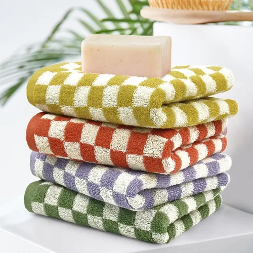 Miniatura 6 de Jacquotha Paquete de 4 toallas de mano para baño, algodón suave y absorbente para cara, spa, baño, gimnasio, cocina, juego de toallas de mano 4