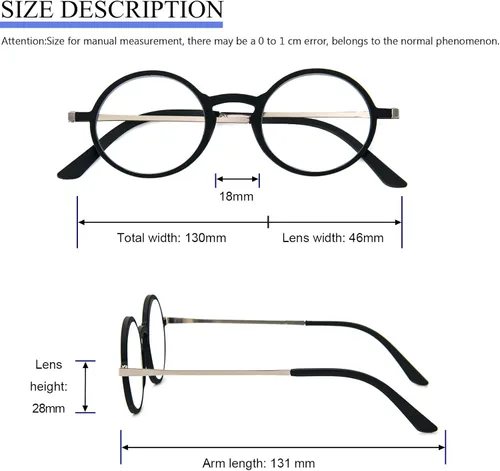 Miniatura 5 de Ultra-thin flat anti-blue reading glasses neutral reading glasses unbreakable pocket-sized anti-glare glasses