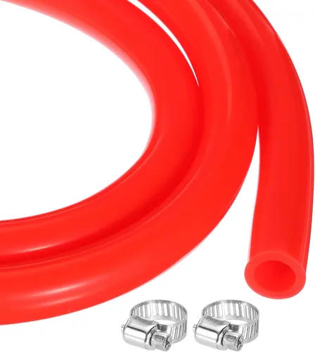 Miniatura 14 de MECCANIXITY 1 m de tubo de silicona transparente de goma de 1/4" ID 5/16" OD tubo de plástico manguera de aire flexible para elaboración de cerveza