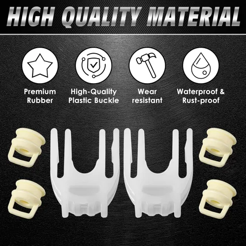 Miniatura 4 de 2 juegos/6 piezas 14104 Kit de bujes de cable de cambio 15276979 52855956AG Clip compatible con Chevrolet 1500 2500 3500 4.3L 5.3L 6.0L 6.2L 6.6L