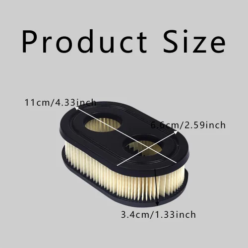 Miniatura 2 de 4 filtros de aire 593260 que reemplazan 798452 334404, filtro de cartucho de filtro de aire, filtros de repuesto para filtro de aire para cortadora