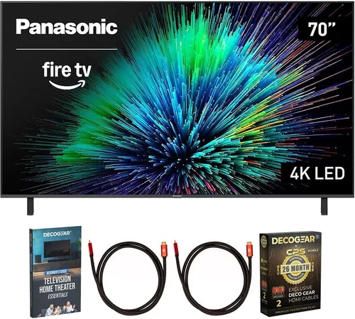 Miniatura 15 de Panasonic TV-55W70BP Serie W70 de 55 pulgadas LED 4K Ultra HD Smart Fire TV Paquete con 2 cables HDMI 4K universales de 6 pies, Theater Essentials