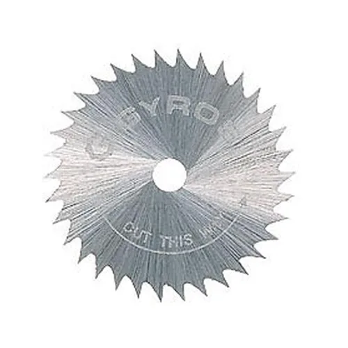 Miniatura 6 de Gyros Mini hoja de sierra circular, dientes gruesos de 1 ½ pulgadas de diámetro con 44 dientes por pulgada rápido para cortar plástico, maderas