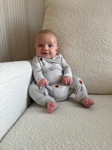 Miniatura 44 de GUNAMUNA Pijama unisex convertible ultrasuave para bebé, mameluco con cremallera para pañales, recién nacido a 24 meses