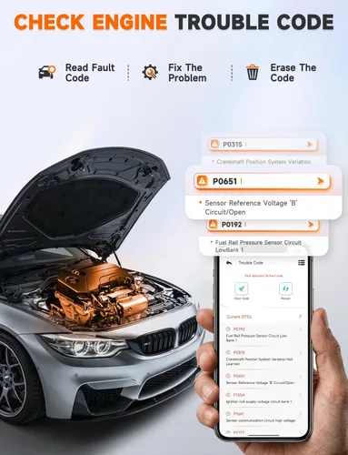 Miniatura 4 de AUTOPHIX Escáner OBD2 3210 para aficionados al bricolaje: arregla la luz del motor de verificación y pasa la prueba de humo en casa, lector