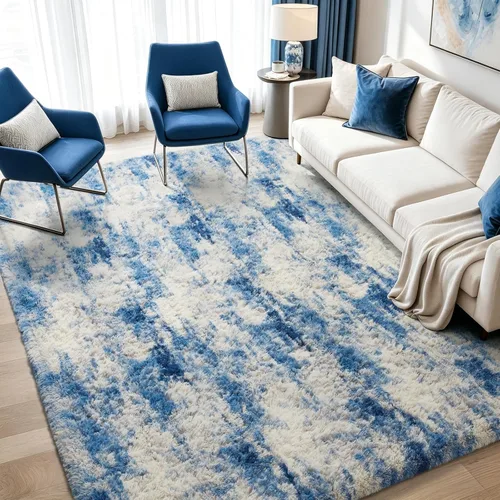 Miniatura 113 de Ophanie - Alfombras para sala de estar, antideslizante y suave, de felpa grandes y peludas para dormitorio, peludas para niños y niñas, decoración
