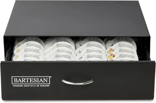 Miniatura 8 de Bartesian Organizador de cajones de almacenamiento de cápsulas de cóctel, elegante dispensador de mezclador de bebidas para cócteles mixología