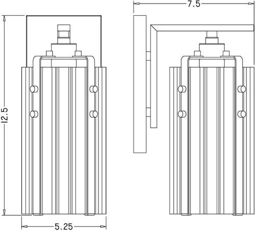 Miniatura 8 de Z-Lite 3036-1S-PN Alverton - Aplique de pared, 1 luz, 100 vatios, níquel pulido plateado