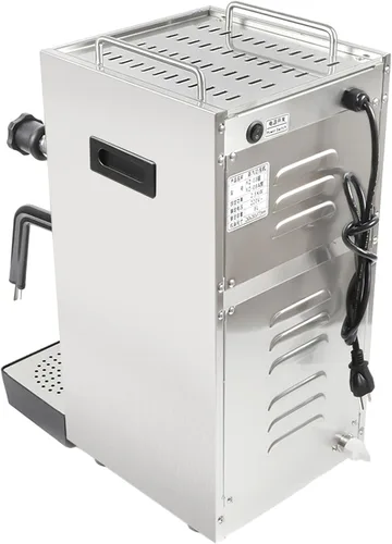 Miniatura 8 de Espumador y vaporizador de leche comercial, 8L/270 oz de gran capacidad, 110V 2500W Máquina de espuma de leche eléctrica Máquina de ebullición