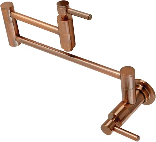 Miniatura 10 de Kingston Brass KS8105DX Concord - Grifo de cocina con relleno de olla de montaje en pared, bronce aceitado Oil Rubbed Bronze