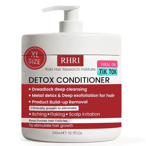 Acondicionador Detox – Acondicionador de Limpieza Profunda para Cabello Dañado y Seco | Detox de Metales Pesados y Eliminación de Acumulación |