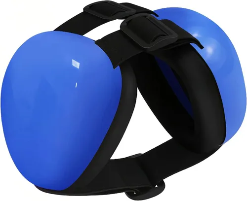 Miniatura 11 de derYEP Orejeras para perros para protección auditiva 29dB NRR orejeras de protección contra el ruido (grande, rojo)