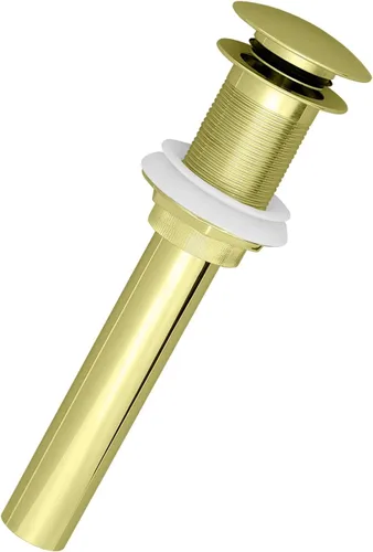 Miniatura 7 de Westbrass D410A-1-60 Desagüe de tapón desplegable estilo hongo para fregaderos de cuenco/recipiente sin desbordamiento, blanco mate Mate blanco
