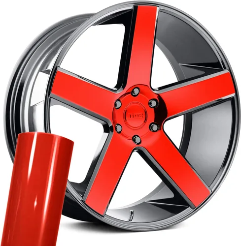 Miniatura 13 de VViViD Paquete de 4 hojas de vinilo adhesivo de liberación de aire para llantas automáticas de 24 x 30 pulgadas, paquete de 4 hojas