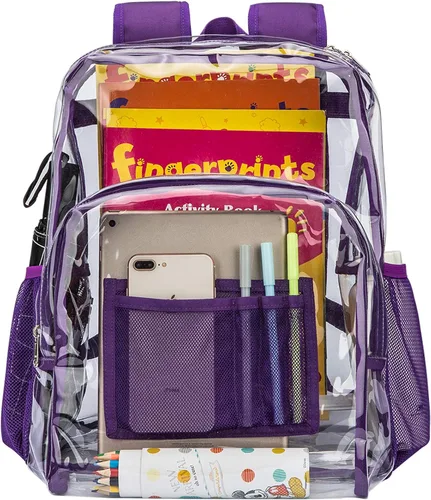Miniatura 4 de Vorspack Mochila transparente de PVC resistente