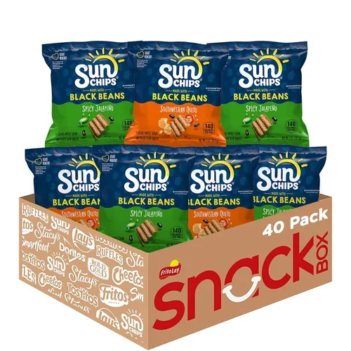 Miniatura 20 de SunChips Paquete variado de aperitivos multicereal, 40