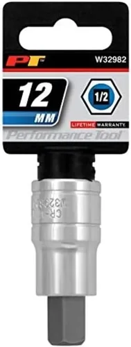 Miniatura 2 de Performance Tool W32990 1/2 Drive Hex Bit Socket, 0.787 in
