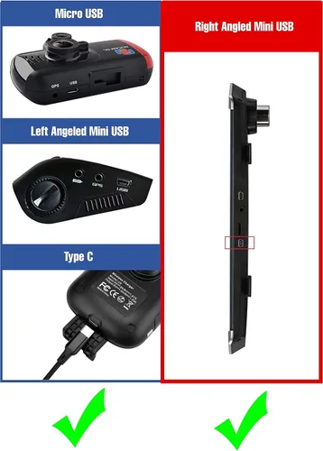 Miniatura 3 de Kit de cableado rígido de 15 pies con micro USB y mini USB para cámara de tablero y tipo C con fusible Mini(ACS)/LP Mini(ACN)/ATO(ATC