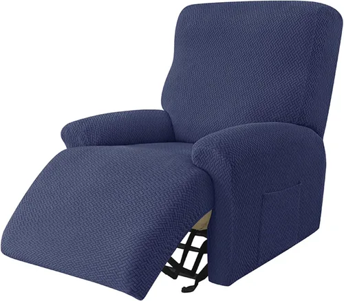 Miniatura 13 de IMYOGI Fundas de sofá de alta elasticidad para sofá reclinable, funda elástica para sofá individual, 1 pieza, protector de muebles, funda de tela