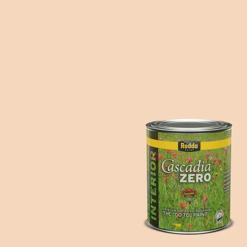 Miniatura 156 de Rodda Paint CASCADIA ZERO - Pintura plana e imprimación para interiores en uno, cuarto de galón, rosa Mullen