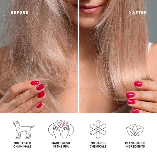 Miniatura 7 de Just Nutritive Acondicionador para cabello más grueso El mejor acondicionador para cabello más grueso Deja el cabello suave, sedoso con un