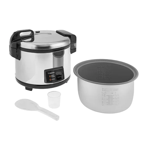 Miniatura 3 de Zojirushi NYC-36 - Arrocera y calentador comercial de acero inoxidable con capacidad para 20 tazas (sin cocinar)