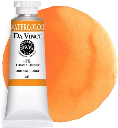 Miniatura 86 de DA VINCI PAINTS Pintura de acuarela para artista profesional, Gamboge (tono), 0.5 fl oz